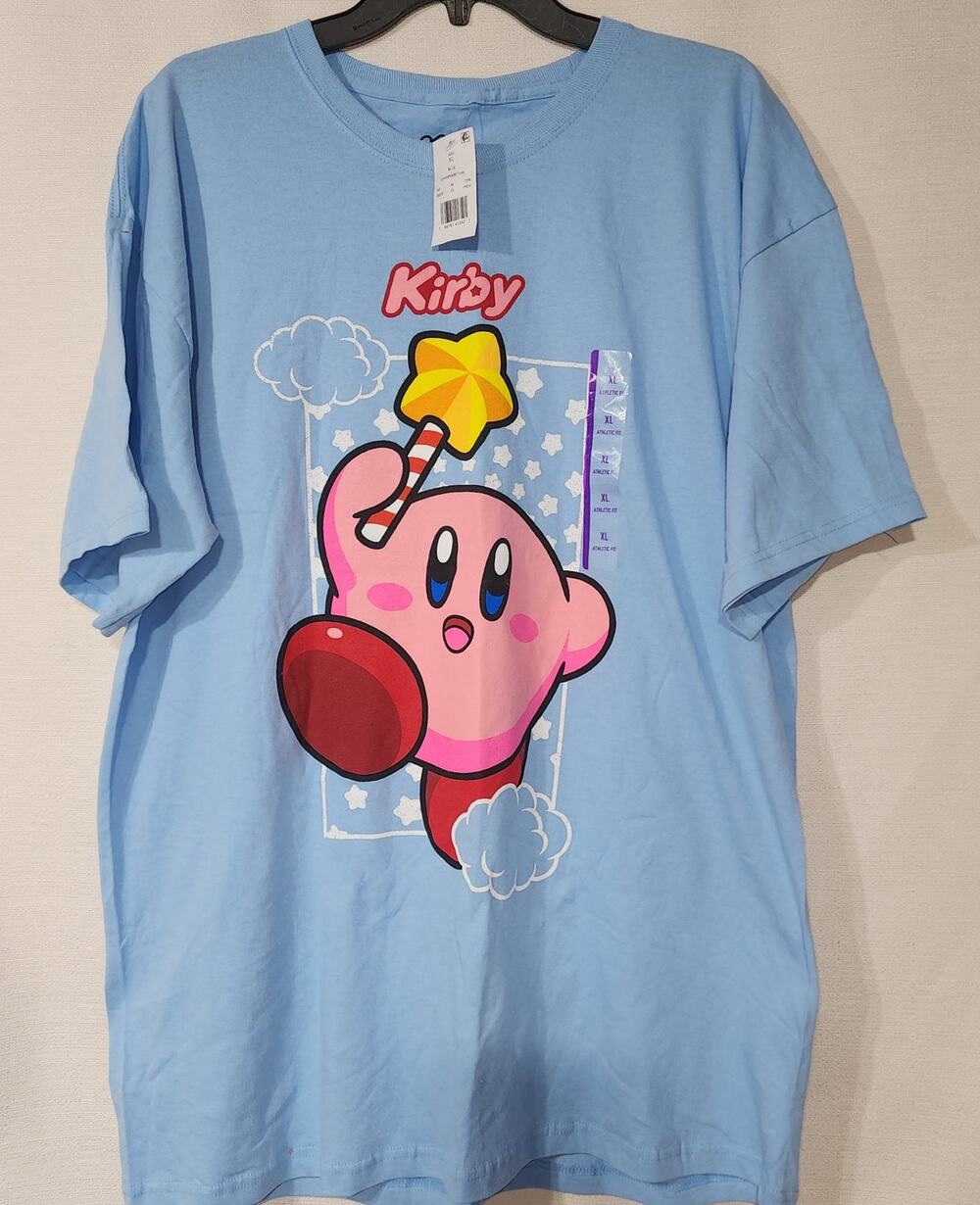 Kirby men's blue shirt men's XL Athletic fit